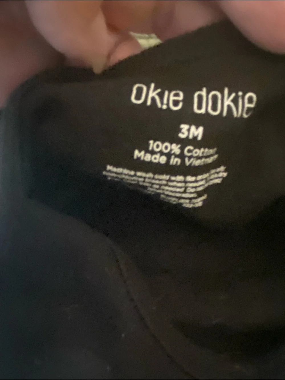 Okie Dokie 100% Cotton 1pc “That’s It I’m Calling Grandma” Size 3mo Black/White
